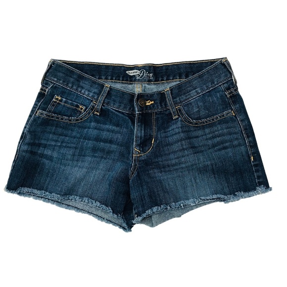 Old Navy Diva Cut-off Medium Wash Jean Sho…​ - Picture 1 of 2